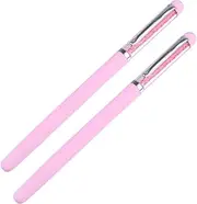 MERRYHAPY Nail Art Tools Set Rhinestones Picker Dotting Pen Pink Pens Manicure Kit
