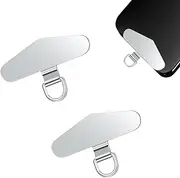 LIURFLNC Pack of 2 Mobile Phone Chain Holder, Mobile Phone Chain for Hanging, Universal Mobile Phone Strap for Hanging Without Case, Mobile Phone Strap Holder for Most Smartphones, Anti-Lost, Ultra