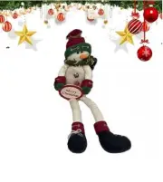 Christmas Snowman Plush Dolls Table Mantel Decor Gifts