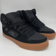 DC SHOE USA Mens Pure High-Top WC Black/Gum -ADYS400043- Size 10