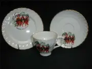STUNNING PORCELAIN TRIO WESTMINSTER AUSTRALIA STURT PEA BROKEN HILL NEW