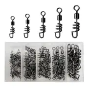 Fishing Swivels Fishing Tackle Barrels Swivels Heavy Duty Corkscrew Swivels