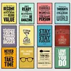 Motivational Canvas Poster Inspirational Quotes Print Office Wall Art Home Decor