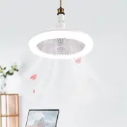 Ceiling Fans E27 Converter Base Smart Silent Ceiling Fans With Remote Control and Light LED Lamp Fan for Bedroom Living