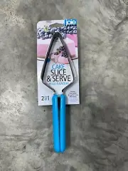Joie Cake Slice & Server BLUE