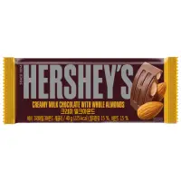 在飛比找momo購物網優惠-【Hersheys 好時】杏仁夾餡牛奶巧克力片裝40g(巧克
