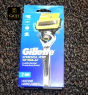 Gillette ProGlide Shield Men 5-Blade Razor (1 Handle & 2 Cartridges). Brand New!