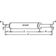 Muffler 202 203 35 205 204 TO35 181600M92 Fits Massey Ferguson