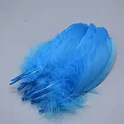JMYLCTBD Royal Blue Goose N1 Feathers for Crafts Plumes 5-7Inch/13-18CM DIY Jewelry Clothing Accessories Wedding Decoration Deep Purple 20 Pcs-21||20 Pcs