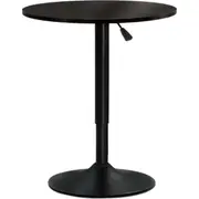 Bar Table Kitchen Tables Swivel Round Metal Black