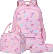 [Jumpopack] Backpack Girls Children's Backpack Girls School Backpack Teenager Set Girls Backpack School Children's Backpack with Chest Strap