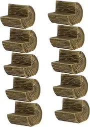 10pcs DIY Mini Base Mini DIY Base Mini Base for DIY Craft Bonsai Accessories Mini Figurines Display Base DIY Making Accessory Micro-Scene Display Base DIY Display Base Micro Base