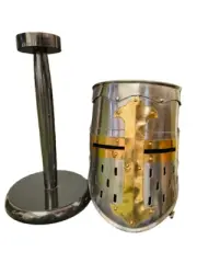Medieval Templar Crusader , Knight Armor Helmet, Wearable Free-Size
