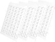 Parliky 240 Pack Adhesive Dots Double Sided Glue Points for Balloons Removable Stickers Safe Acrylic Material Circle Stickers for Decorations