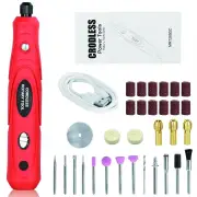Mini Electric Engraving Cordless Rotary Tool Mini Grinder Machine USB Charging 3 Variable Speed Rotary Tool with 31 Acce