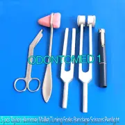 5 pcs Taylor Hammer Mallet Tuning Forks C128 c512 Bandage Scissors,DS-1028