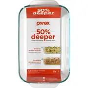 Pyrex Deep Glass Baking Dish 7" x 11"