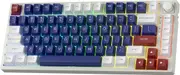 LTC Nimbleback NB831 Wireless 75% 3 Mode BT5.0/2.4Ghz/USB-C Wired 81 Keys RGB PBT Keycaps Hot Swappable Mechanical Keyboard, Mecha Blue