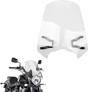 Areyourshop Windscreen Windshield Screen w/Bracket For Kawasaki Vulcan S EN 650 CL 2015-2024