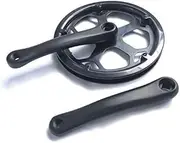 Exercise Bike Crank， Folding Bike Crankset 48T Square Hole 170Mm Crankset Bicycle Crank Set Sprocket