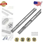 5 Pack of 18 Inch Full Extension Drawer Slides with Hydraulic Soft Close Feature