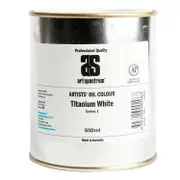 Art Spectrum Oil Paint 500mL Titanium White S1