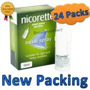 Nicorette Nasal Spray 10ml - 24 Pack Bulk buy offer Expiry 01-2026