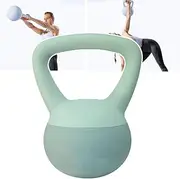 QIeAny PVC Soft Kettlebell, Household Kettlebell Sets(2~10kg), Frosted Handle/non-grinding Palm, PVC Soft Leather Wrapped Steel Sand/anti-collision, for Home Workouts/weightlifting,2kg,C