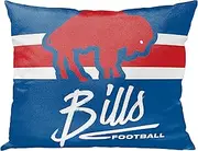 Northwest Official NFL Buffalo Bills Nostalgic Proud Decorative Pillow, Team Colors, 15" x 12"