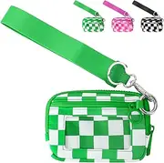 [UIXIZQ] The Iris' Wallet Wristlet Pouch 2nd Gen for Women/Men,Iris Carry All Wallet Zip Card Case With ID Window