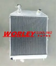 QLD-3 core aluminum radiator for Jaguar XK150 Roadster DHC FHC 150S 1957-1960 MT