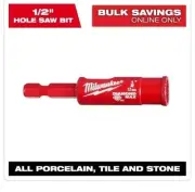 Milwaukee 1/2" Diamond Max Drill-Holesaw Bit Porcelain,Tile,Stone#49-56-0511 New