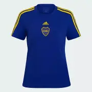 BOCA JUNIORS WOMEN'S 3-STRAPS T-SHIRT - OFFICIAL ADIDAS IP9641 - ASK SIZE