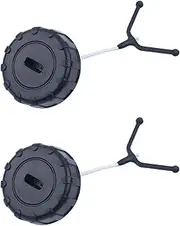 2pcs Fuel Cap and Oil Cap for Stihl 017 018 MS170 MS180 Chainsaw Replace 1130 350 0500