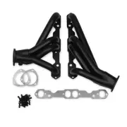 Hooker Exhaust Header 2460HKR; Competition Shorty Black for 82-92 Camaro SBC