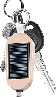 Keychain Charger Bank - Portable Solar Chain Charger | 3000mAh Keychain Charger | Keychain poower Bank Portable Charger with Wireless Charging for Travel Outdoor Camping