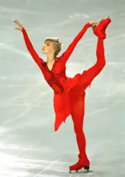 Olga Markova USSR at the World Figure Skating Championships in Bir- Old Photo