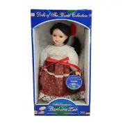 8" VINTAGE PETITE PORCELAINS BY BARBARA LEE ECUADOR DOLLS OF THE WORLD IN BOX