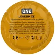 ONE Legend Condom Bundle with a Classy Brass Pocket Case, Large Sized Lubricated Latex Condoms-24 Count
