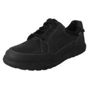 MENS CLARKS MAPSTONE LO GTX LEATHER CASUAL LACE UP GORE-TEX SHOES SIZE