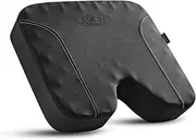 Skechers™ Memory Foam Seat Cushion with 3D Duplex Chinlon Cover, Ultimate Premium Coccyx Cushion for Tailbone Pain - Black Seat Pad for Car, Office Chair, Wheelchair - Sciatica & Back Pain Relief