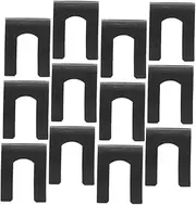 TOGEVAL 20pcs U Shaped Brake Line Clips Metal Cable Fixing Clips for Auto Motorcycles Trucks Durable Hose Locks for Safe Installation and Quick Adjustments