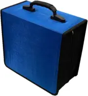 400-Disc CD/DVD Organizer Booklet, Blue - Space-Saving Storage Solution