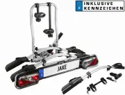Eufab Bike Rack Jake for 2/3 Bicycles Foldable 60kg E-Bike + Licence Plate