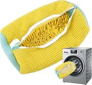 LimCryspp 1 Piece Shoe Washing, Shoe Washing Machine, Portable Reusable Cleaning, wrap Washer and Dryer Zipper Storage for All Types of Shoes