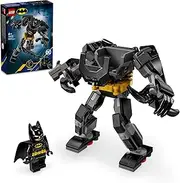 LEGO DC Batman Mech Armour Super Hero Toy for 6+ Year Old Boys & Girls, Collectible Building Set with a Batman Action Figure and Minifigure, Creative Kids' Superhero Toy 76270
