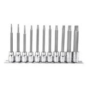 Genius Tools 11 Piece 3/8" Dr. Pentacle Bit Socket Set - BS-311PL