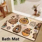 1PC Water Absorption Bath Mat Non-slip Floor Rug Home Decor Doormat Household