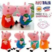 Peppa-Pig Plush Toy George Peppa Dad Mum Soft Stuffed Doll Kids Gifts 30cm/40cm