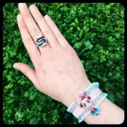 Kawaii Frida Kahlo Chibi Lace Cuff Bracelet